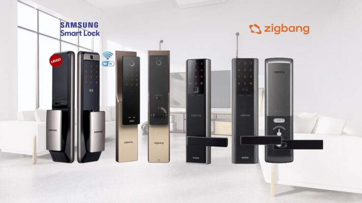 กลอนประตูดิจิตอล Samsung Zigbang
