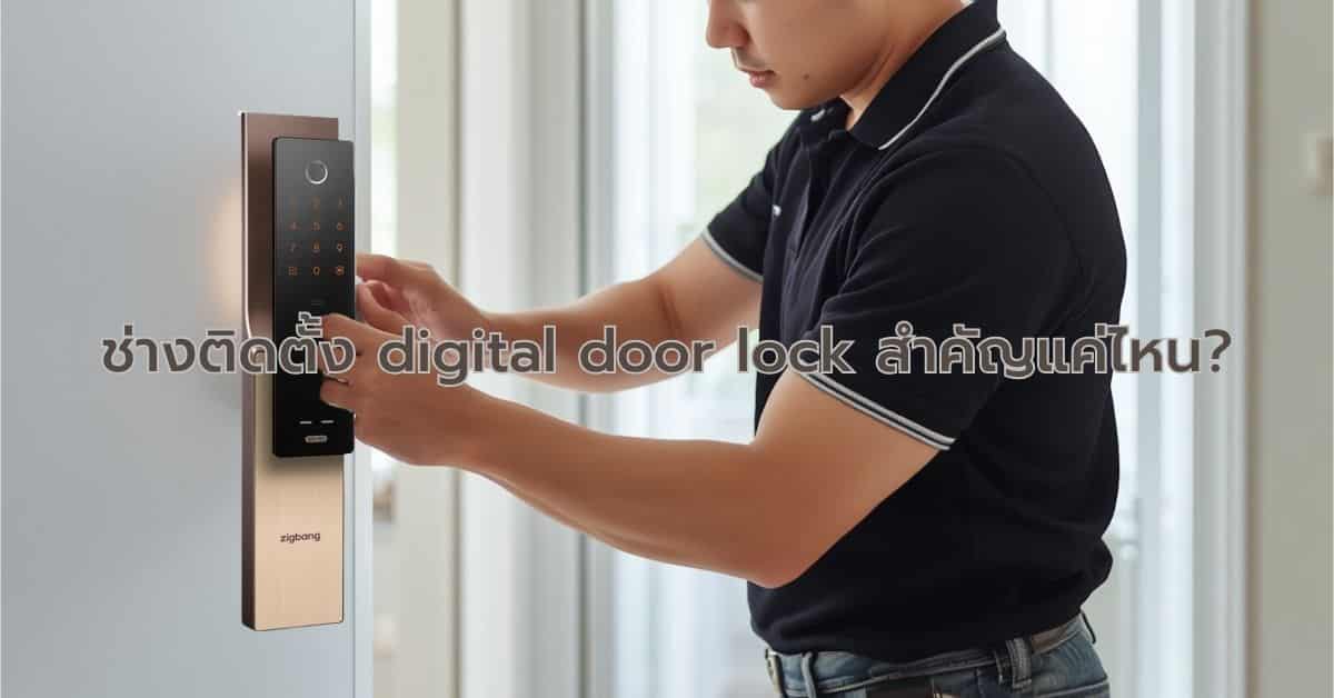 digital-door-lock-technician-install